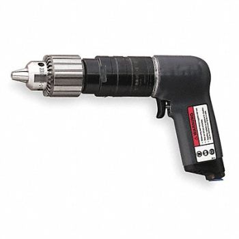 INGERSOLL RAND Drill Air-Powered Pistol Grip 1/2 in, 3Y510