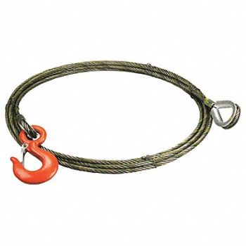LIFT-ALL Winch Cble Extension 3/8 in x 35 ft., 3YAR2