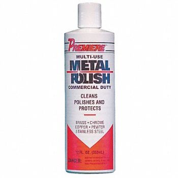 PREMIERE Metal Polish 12 oz Bottle, 3YB69