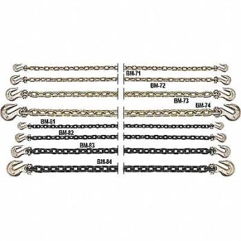 B/A PRODUCTS CO. Chain Grade 70 3/8 Size 20 ft 6600 lb., 3YDK2