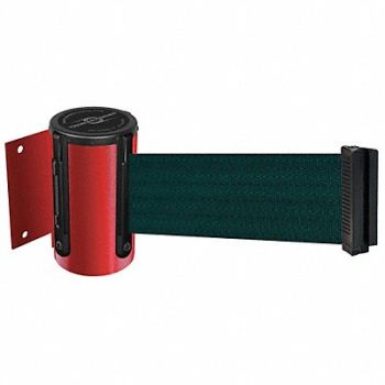 TENSABARRIER D0087 Belt Barrier Red Belt Color Green, 3YJF7