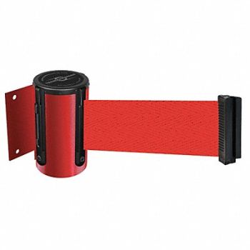 TENSABARRIER D0087 Belt Barrier Red Belt Color Red, 3YJF9