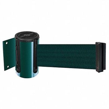TENSABARRIER D0087 Belt Barrier Green Belt Color Green, 3YJJ2