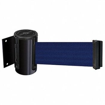 TENSABARRIER D0094 Belt Barrier Black Belt Color Blue, 3YJR4