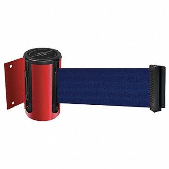 TENSABARRIER D0094 Belt Barrier Red Belt Color Blue, 3YJU8