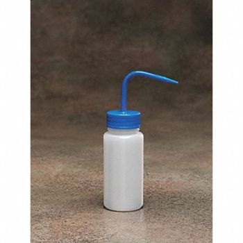DYNALON Wash Bottle 500mL Std Spout Plastic PK5, 3YJX1