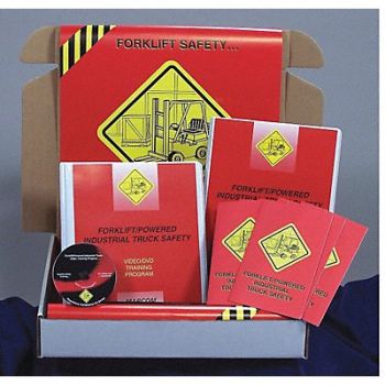 MARCOM SafetyTrainingKit DVD Forklift/IndTruck, 3YKR1