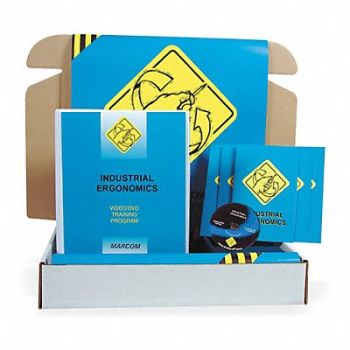 MARCOM SafetyTrainingKit DVD ErgonomicsIndustry, 3YKY4