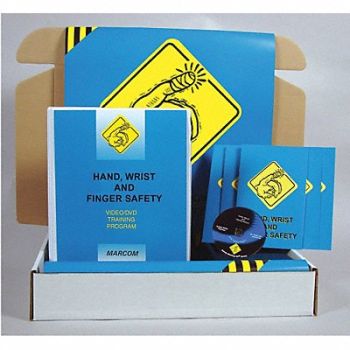 MARCOM SafetyTrainingKit DVD HandProtection, 3YLA6