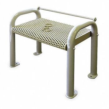 WAUSAU TILE Detention Bench Primary, 3YMC9