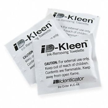 CORTECH Towelettes Ink Remover PK100, 3YMH7