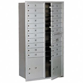 SALSBURY INDUSTRIES Standard Mailbox 20 Doors, 3YNP4