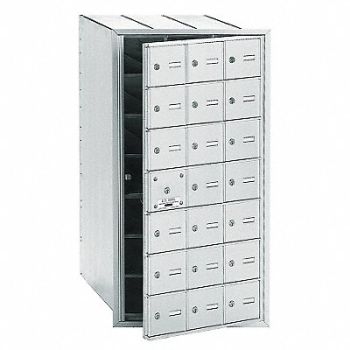 SALSBURY INDUSTRIES Standard Mailbox 4B 21 Doors, 3YNR5