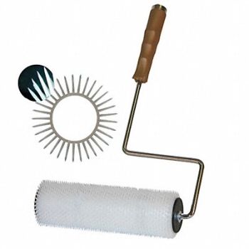 TOUGH GUY Spiked Roller Frame and Cover 9/16 Nap, 3YPD5