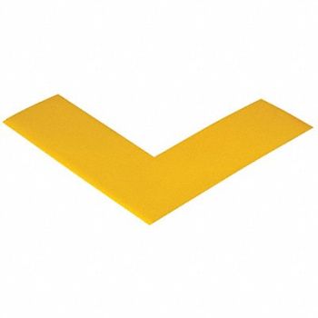 MIGHTY LINE K3730 Floor Tape Yellow 2 inx6 in L PK100, 3YTF2