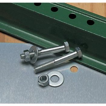TAPCO Sign Mounting Hardware Silver SS PK2, 3YVU9
