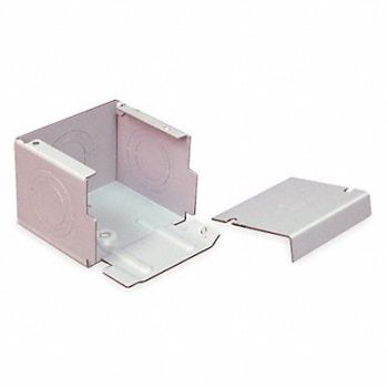 LEGRAND Entrance End Gray Steel Ends, 3ZA14