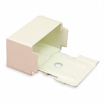 LEGRAND Entrance End Ivory Steel Ends, 3ZA25