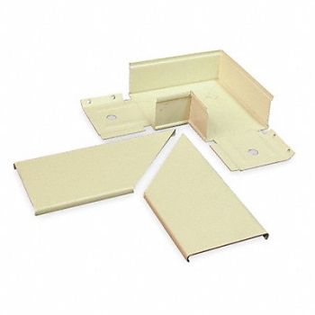 LEGRAND Flat Elbow 90 Deg Ivory Steel Elbows, 3ZA27