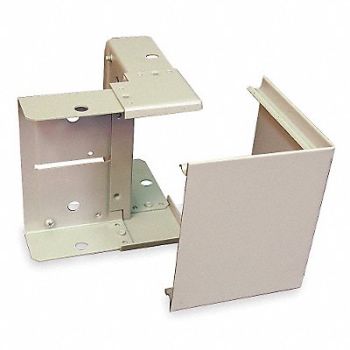 LEGRAND External Elbow Gray Steel Elbows, 3ZA46
