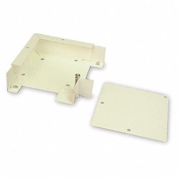 LEGRAND Flat Elbow Ivory Steel Elbows, 3ZA54