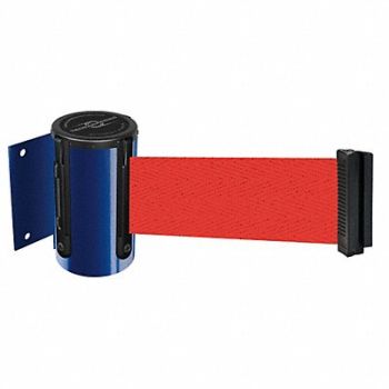 TENSABARRIER D0094 Belt Barrier Blue Belt Color Red, 3ZAC1
