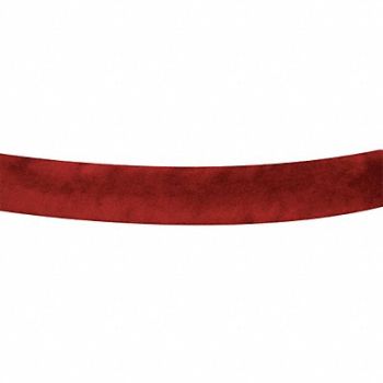 LAWRENCE METAL Classic Barrier Rope 6 ft Red, 3ZAC4