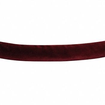 LAWRENCE METAL Classic Barrier Rope 6 ft Maroon, 3ZAD4