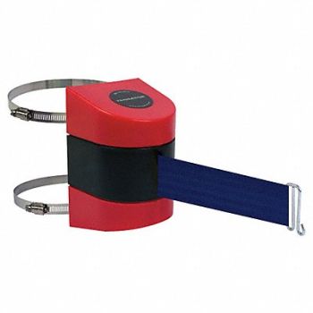 TENSABARRIER D0109 Belt Barrier Red Belt Color Blue, 3ZAT8