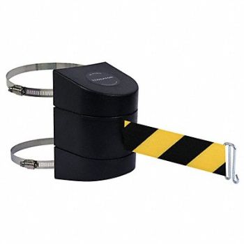 TENSABARRIER D0109 Belt Barrier Black Belt Yellow/Black, 3ZAW4