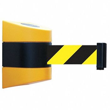 TENSABARRIER D0103 Belt Barrier Yellow Belt Yellow/Black, 3ZAX6