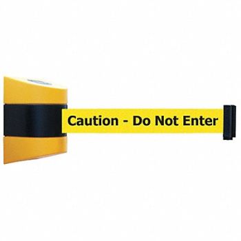 TENSABARRIER D0104 Belt Barrier Yellow Belt Color Yellow, 3ZAX7