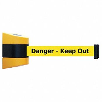 TENSABARRIER D0104 Belt Barrier Yellow Belt Color Yellow, 3ZAY1
