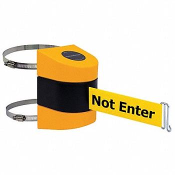 TENSABARRIER D0111 Belt Barrier Yellow Belt Color Yellow, 3ZAY9