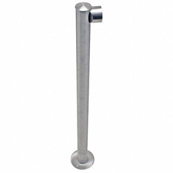 TENSABARRIER Adapta-Rail End Post Polished Chrome, 3ZAZ2