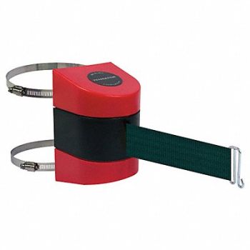 TENSABARRIER D0123 Belt Barrier Red Belt Color Green, 3ZCK2