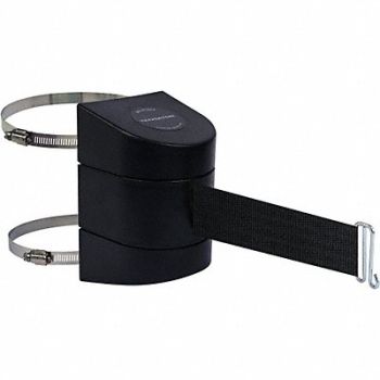 TENSABARRIER D0123 Belt Barrier Black Belt Color Black, 3ZCN5