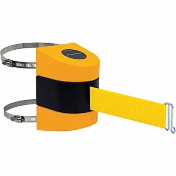 TENSABARRIER D0123 Belt Barrier Yellow Belt Color Yellow, 3ZCT2