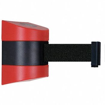 TENSABARRIER D0129 Belt Barrier Red Belt Color Black, 3ZCZ1