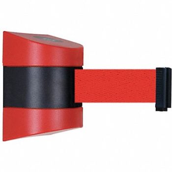 TENSABARRIER D0129 Belt Barrier Red Belt Color Red, 3ZCZ4