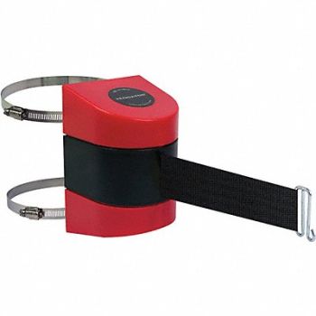TENSABARRIER D0136 Belt Barrier Red Belt Color Black, 3ZDA3