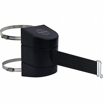 TENSABARRIER D0136 Belt Barrier Black Belt Color Black, 3ZDD7