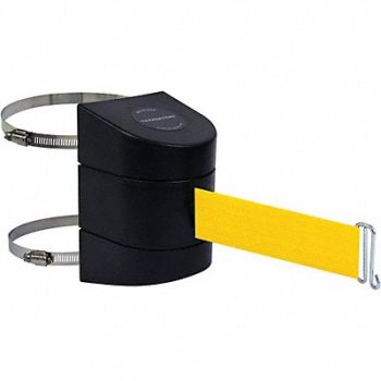TENSABARRIER D0136 Belt Barrier Black Belt Color Yellow, 3ZDD9