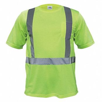 UTILITY PRO T-Shirt Polyester Lime 5XL, 3ZEF2