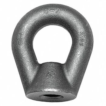 KEN FORGING Eye Nut BkOx Stl 1 -8 4in 1PK, 3ZGN1