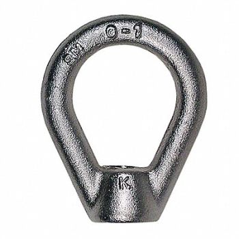 KEN FORGING Eye Nut 316 SStl 3/8 -16 2in 1PK, 3ZGZ2