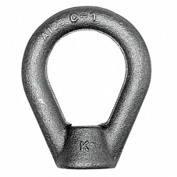 KEN FORGING Eye Nut BkOx Stl 1/2 -13 2in 1PK, 3ZHF4
