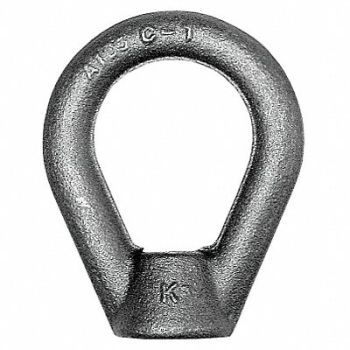 KEN FORGING Eye Nut BkOx Stl 5/8 -11 2 1/2in 1PK, 3ZHF5