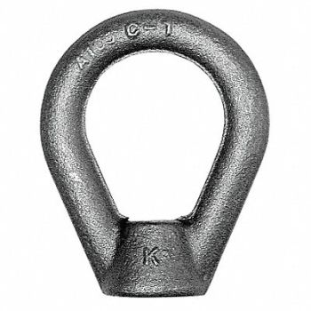 KEN FORGING Eye Nut BkOx Stl 3/4 -10 2 1/2in 1PK, 3ZHF6