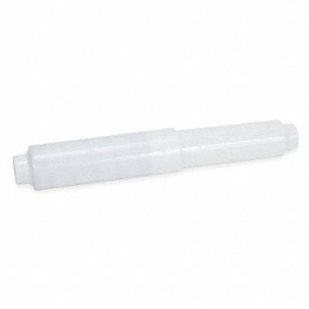 TOUGH GUY Toilet Paper Roll Spindle Plastic White, 3ZHT6